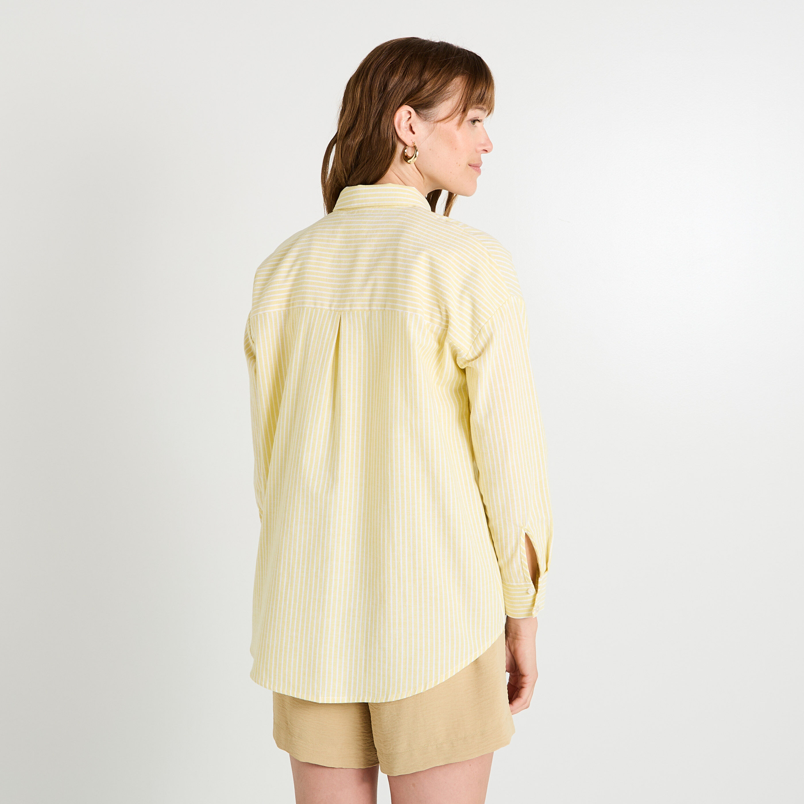 Chemise ray&eacute;e femme