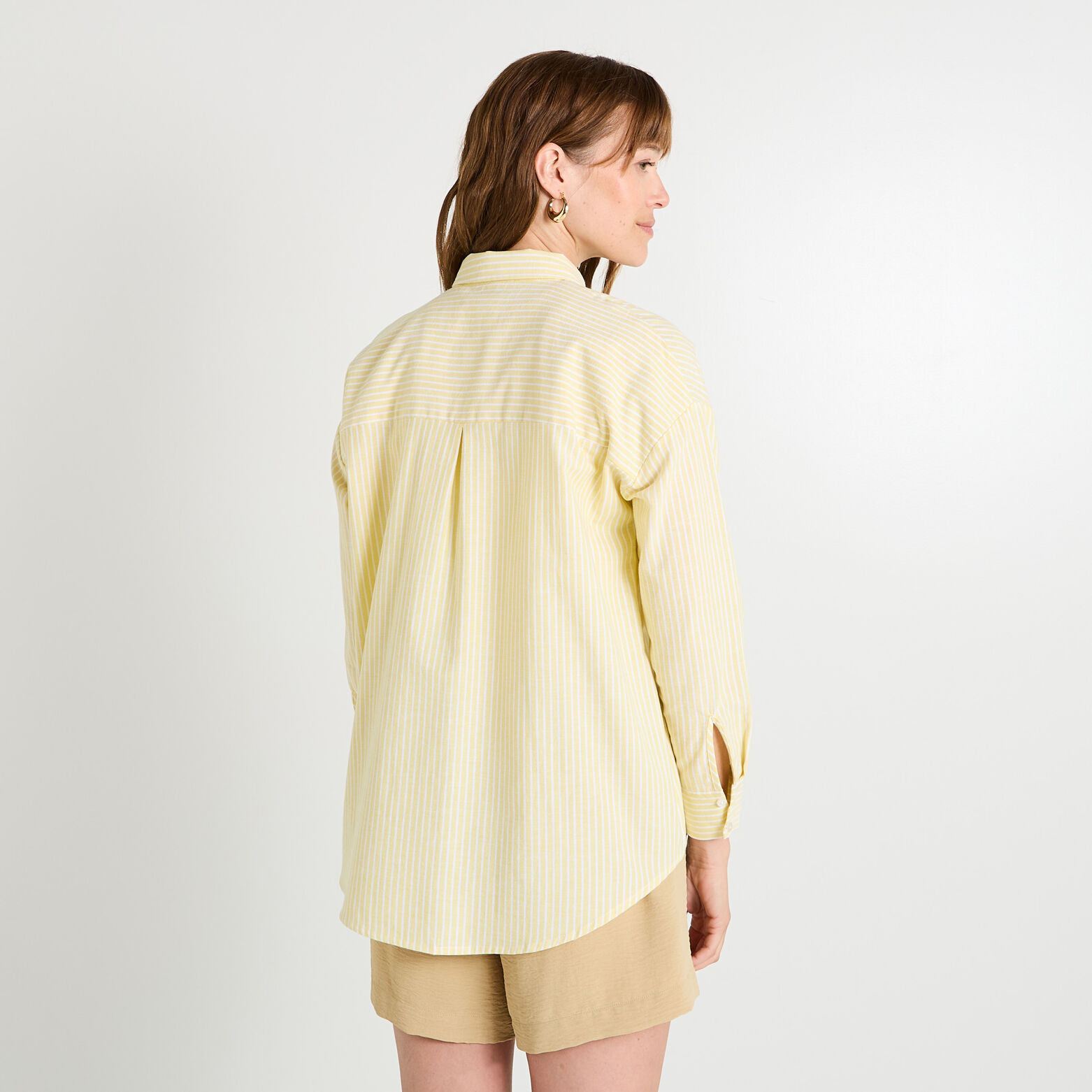 Chemise rayée femme