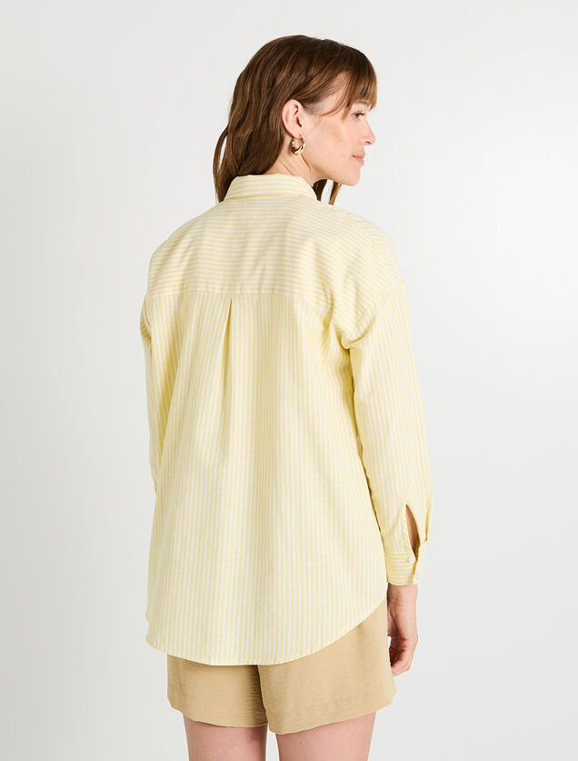 Chemise rayée femme
