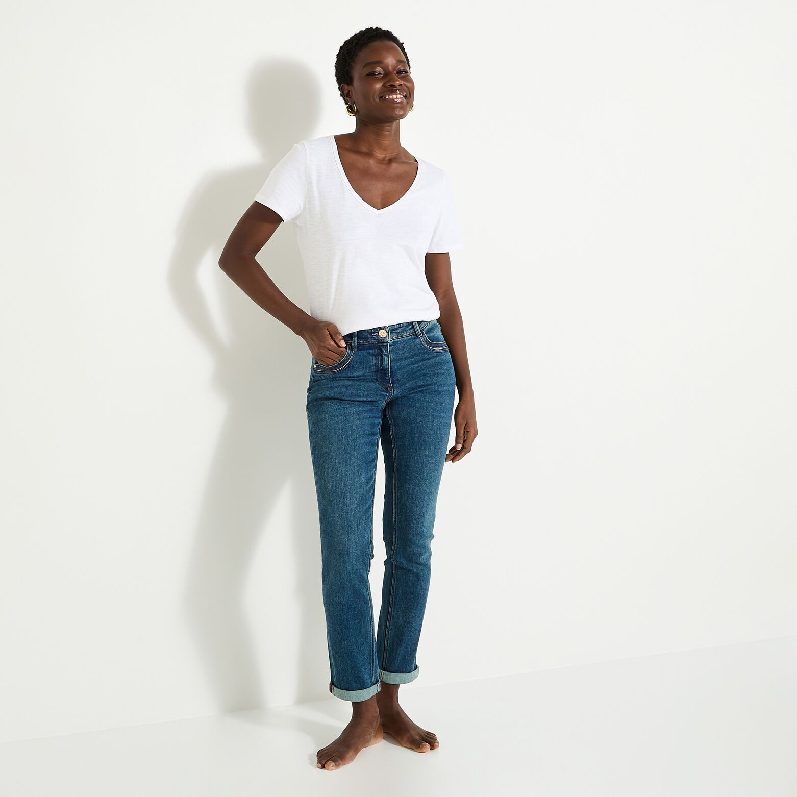 Jean raccourci TOKYO R01 femme