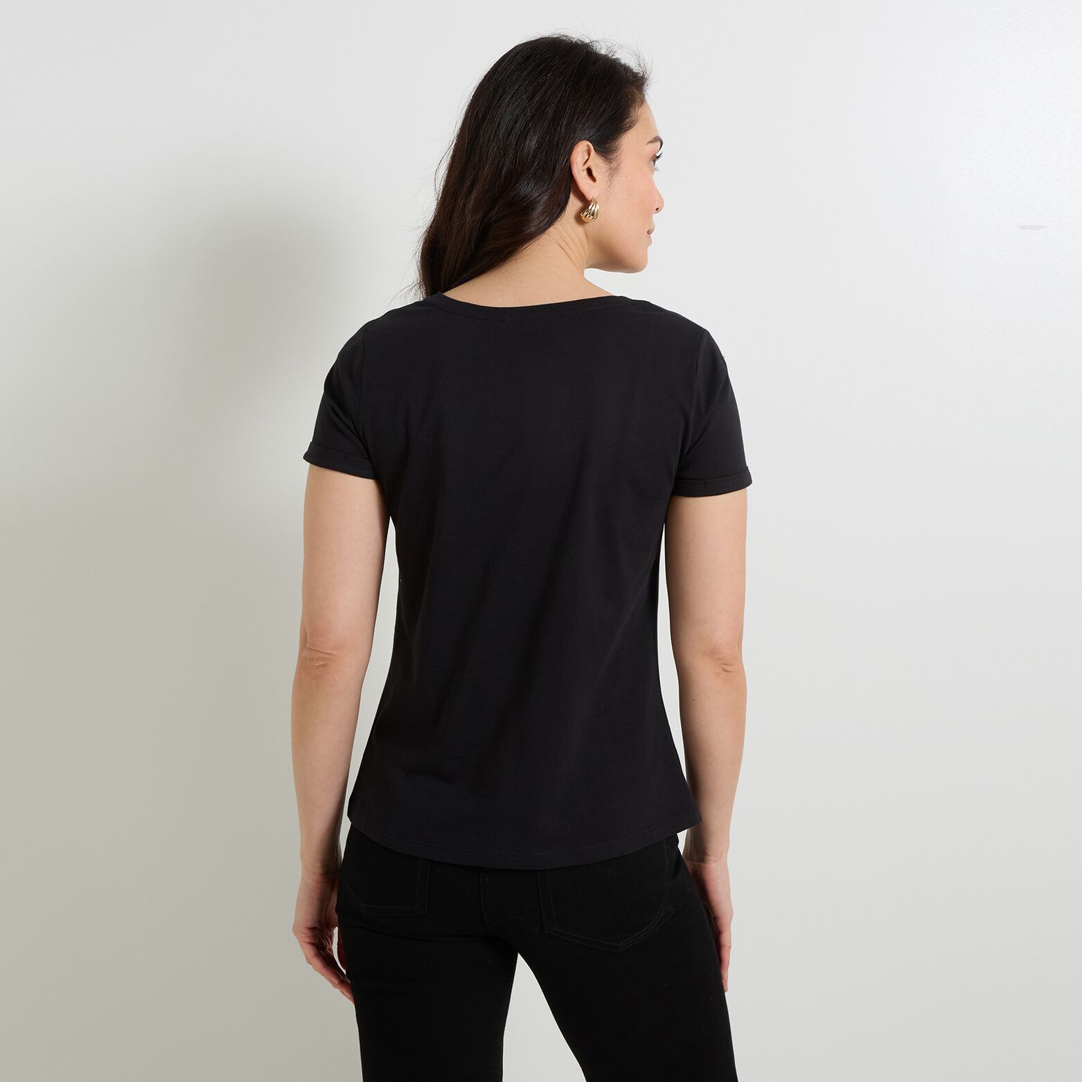T-shirt imprimé léopard femme