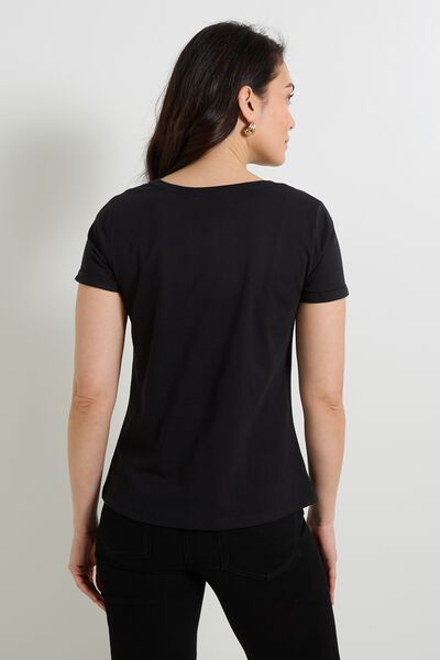 T-shirt imprimé léopard femme