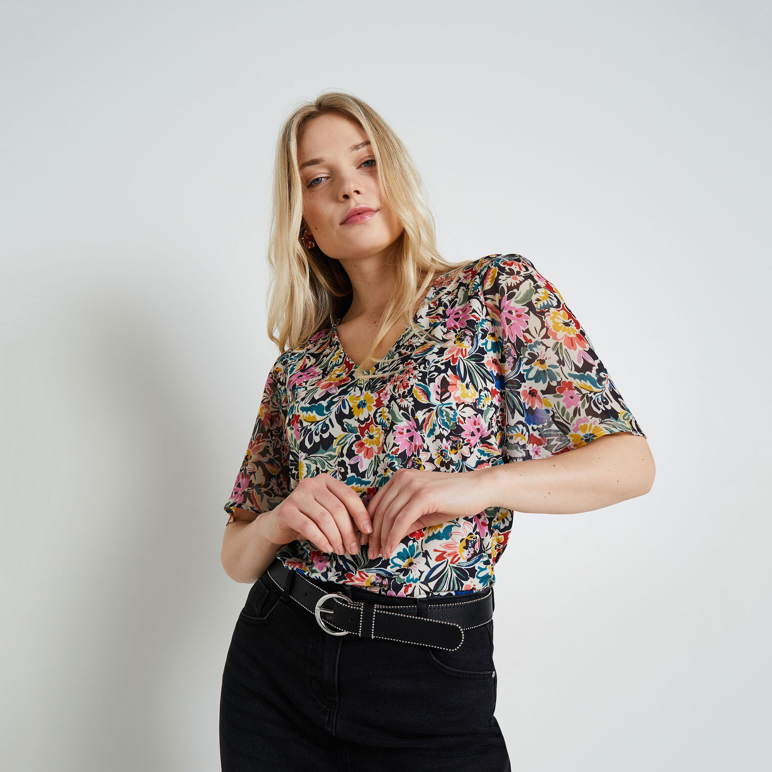 Blouse imprimée femme