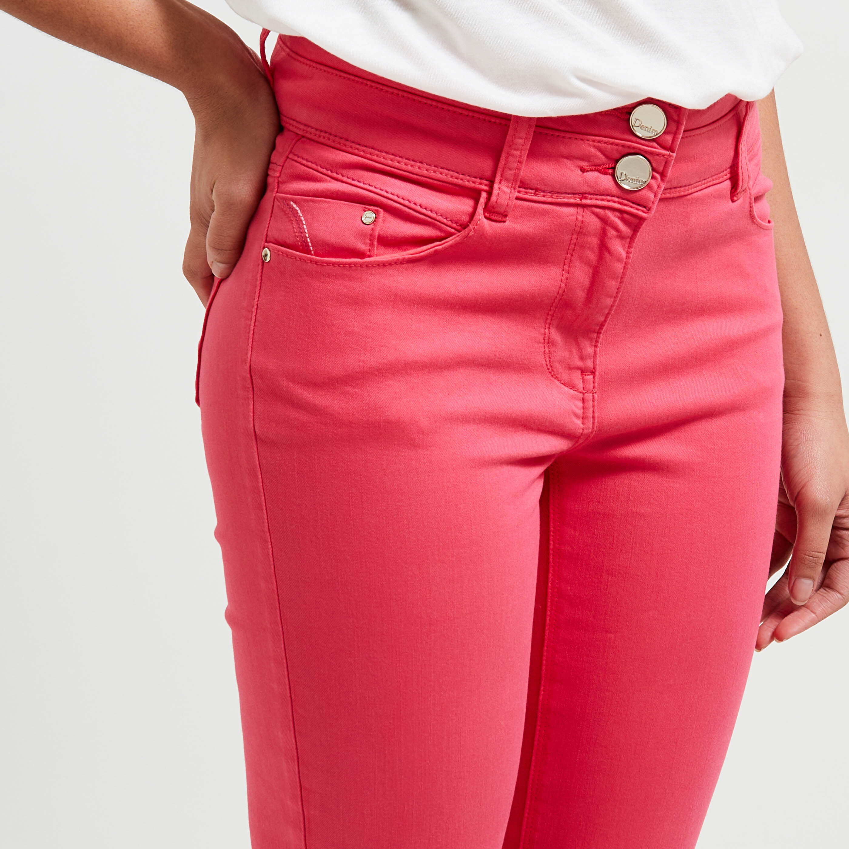 Jean slim taille haute FIGARI femme