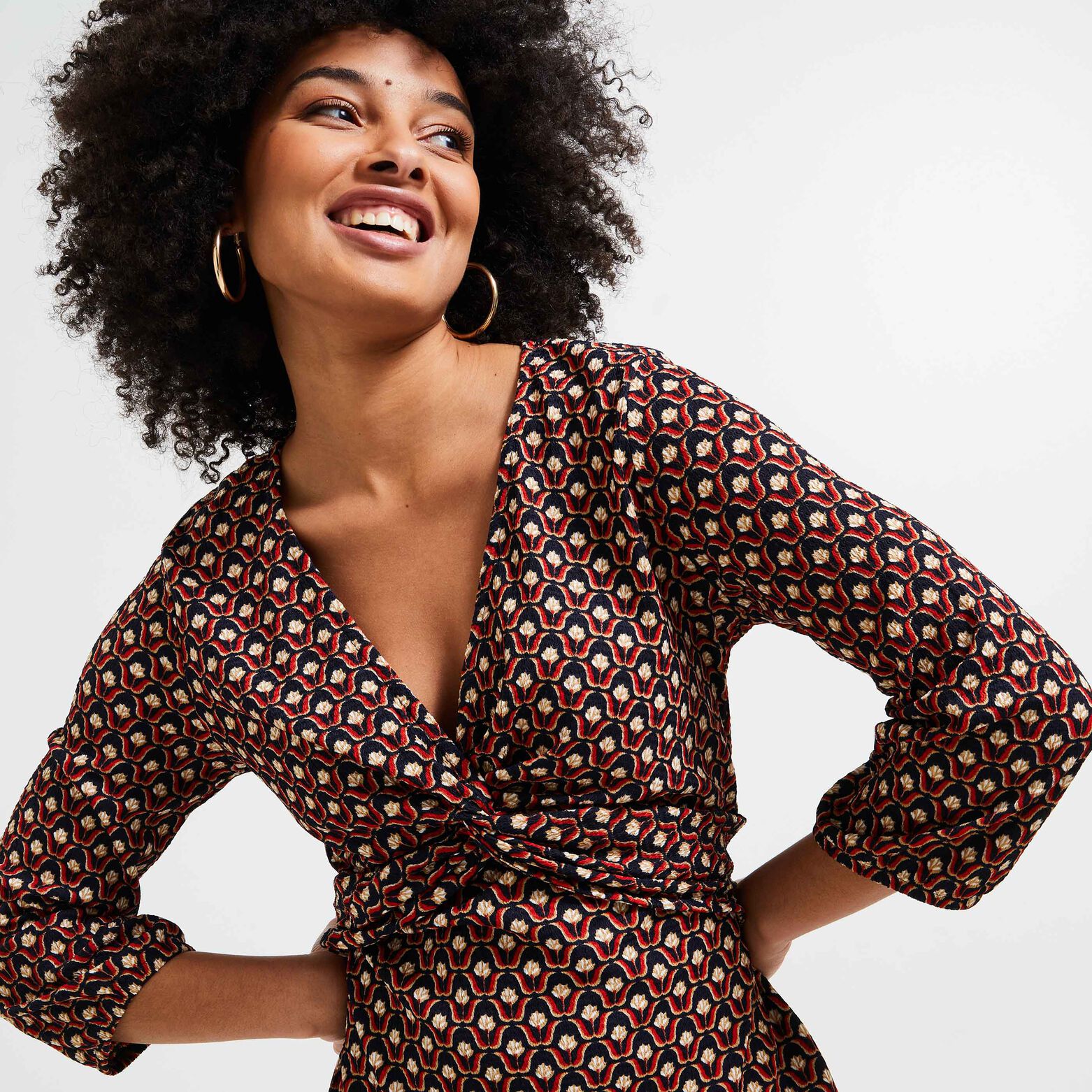 Robe imprimée femme