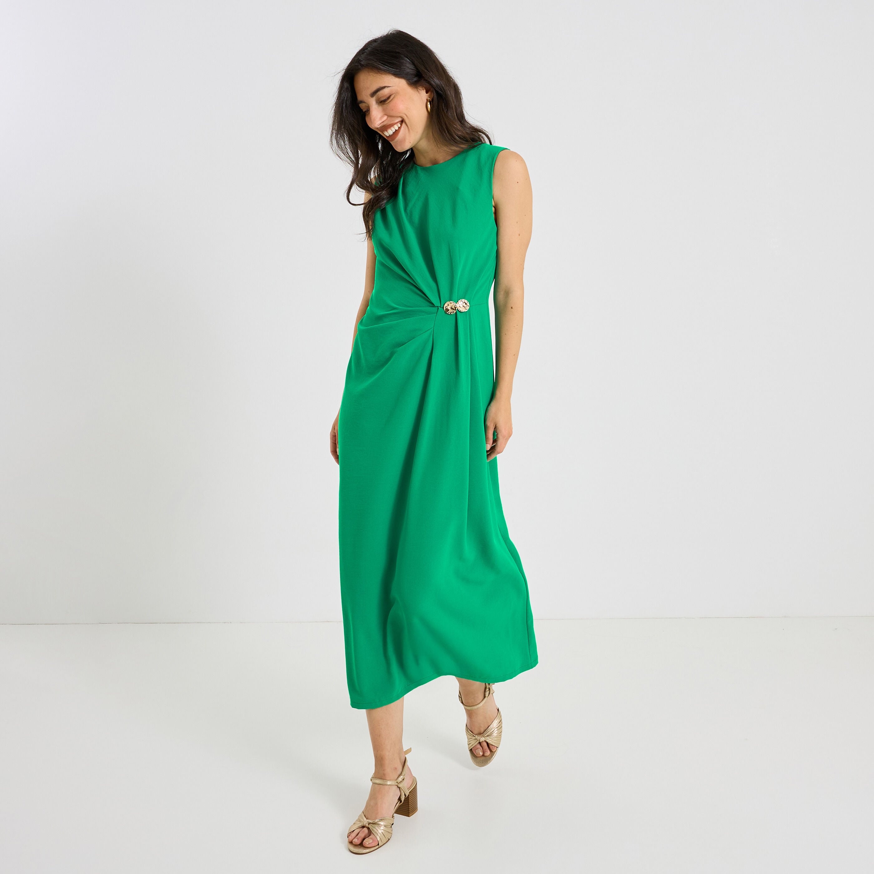 Robe longue habill&eacute;e