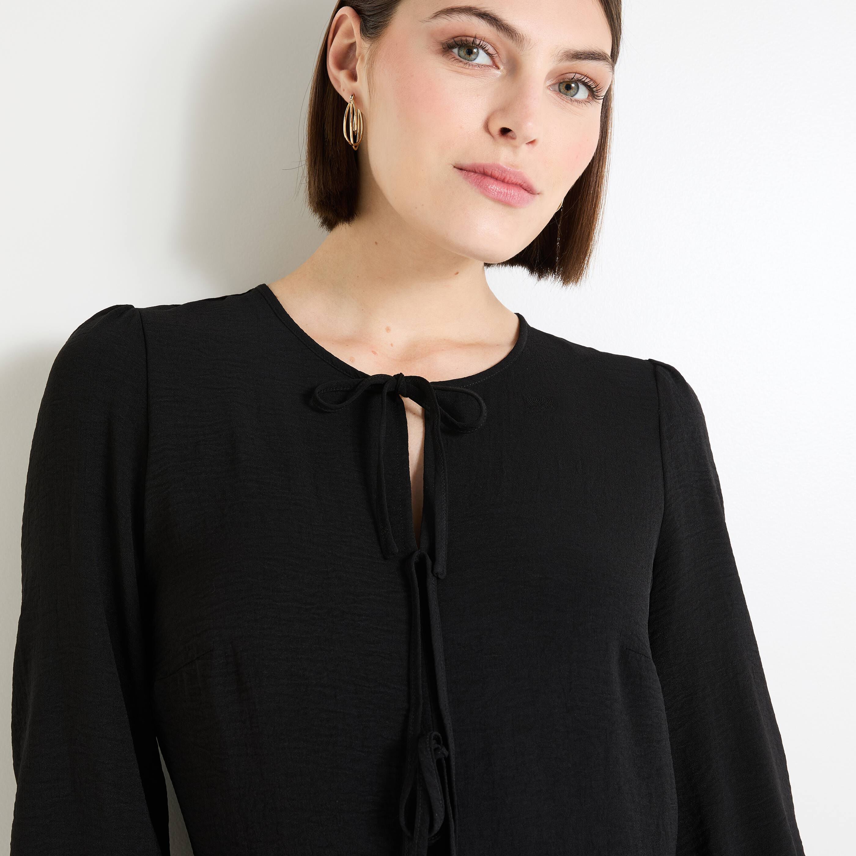 Robe manches 3/4 femme