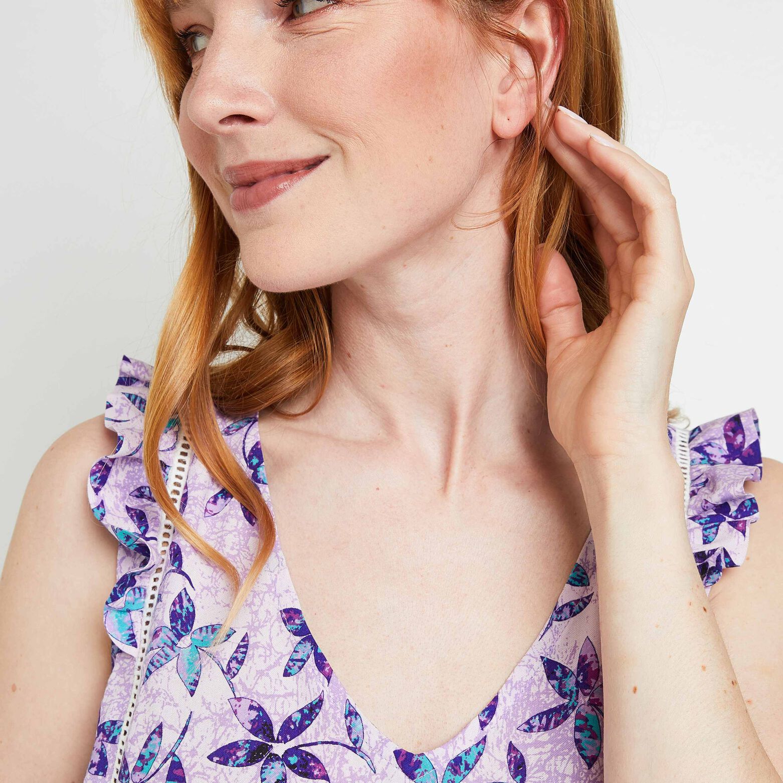 Blouse imprimée femme