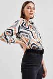 Chemise imprimée femme