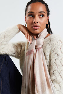 Etole motif carreaux femme