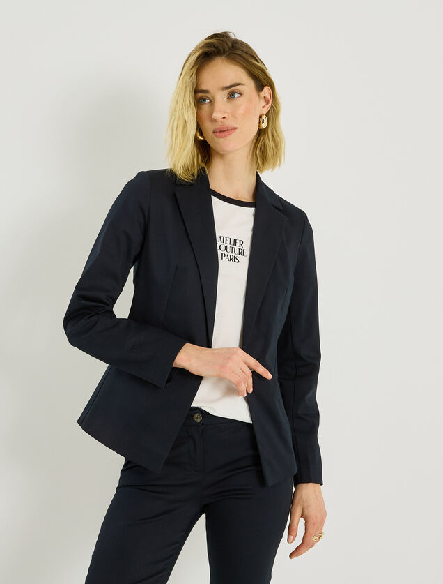 Veste blazer structur&eacute;e femme