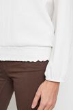 T-shirt uni col V femme