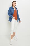 T-shirt manches courtes V femme
