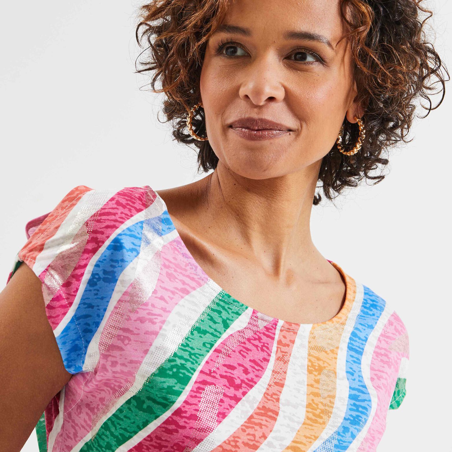 T-shirt coloré femme