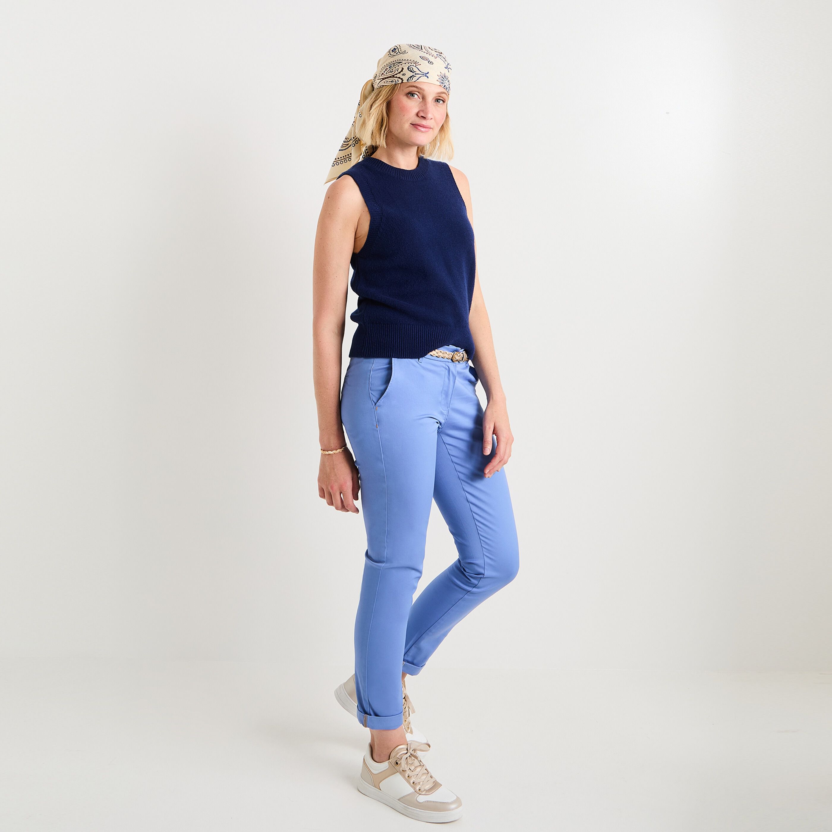 Pantalon chino femme
