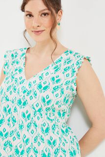 Robe volantée femme