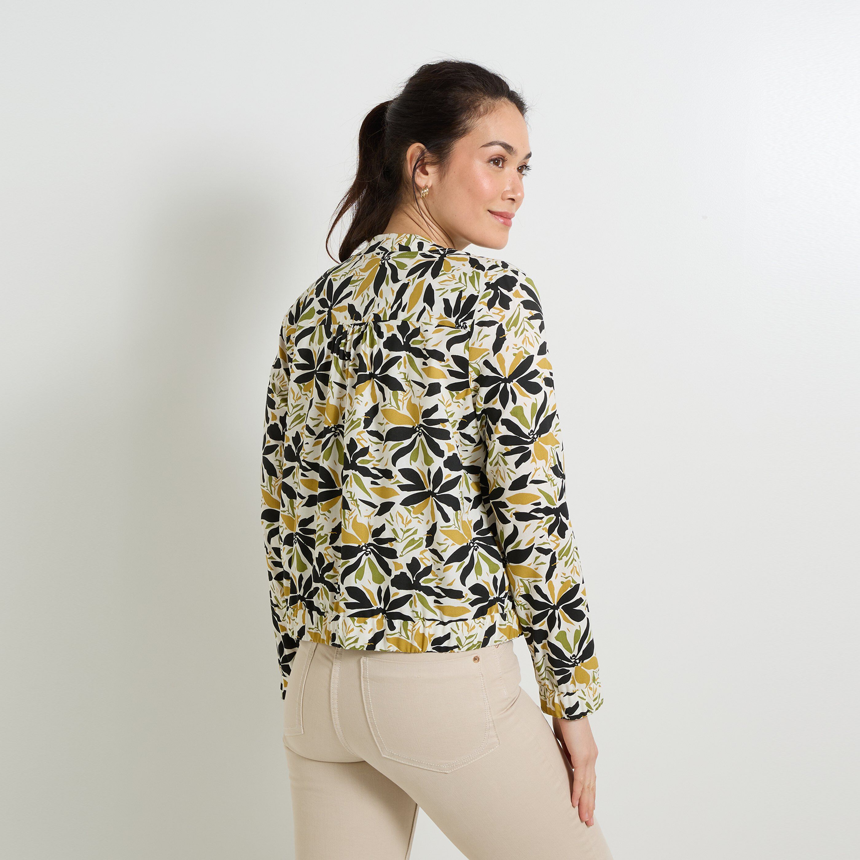 Bomber fluide femme