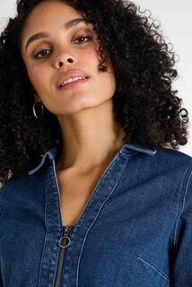 Robe en denim femme