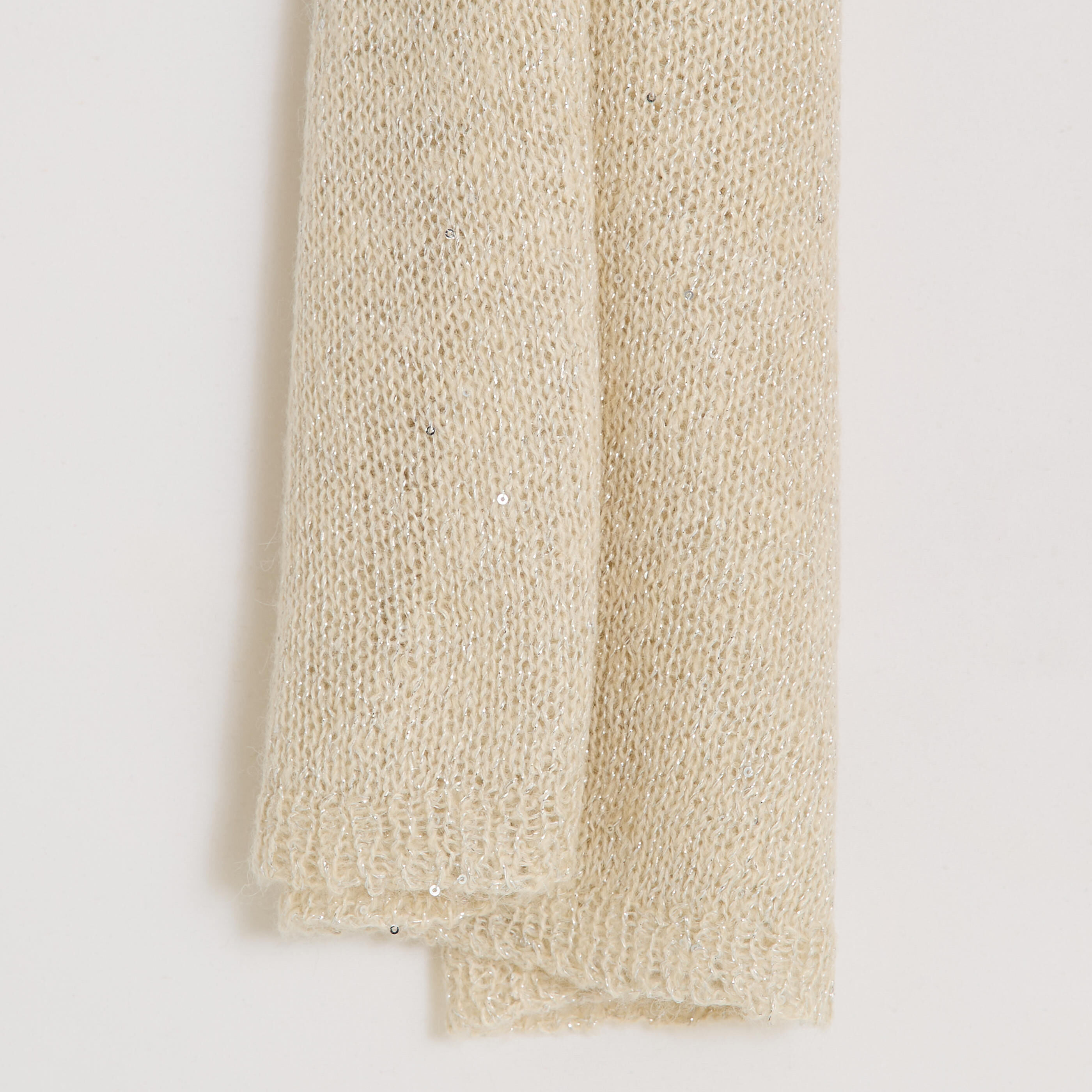 &Eacute;charpe longue unie avec sequins