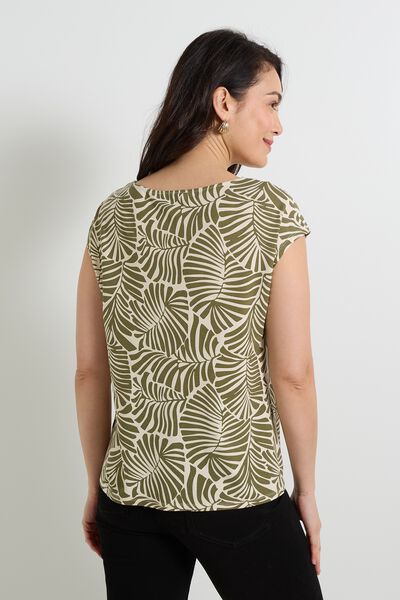 T-shirt col V femme
