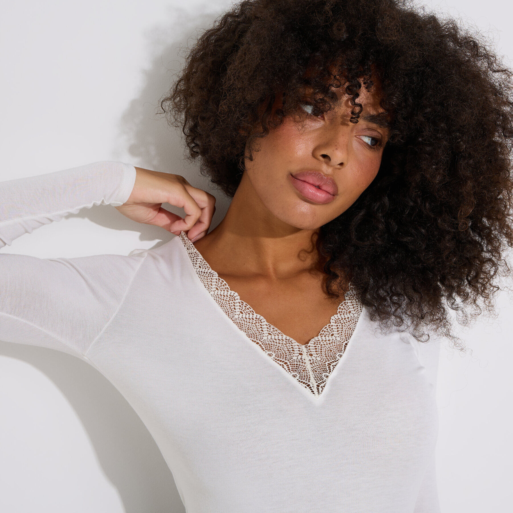 T-shirt Thermolactyl ajour&eacute; femme