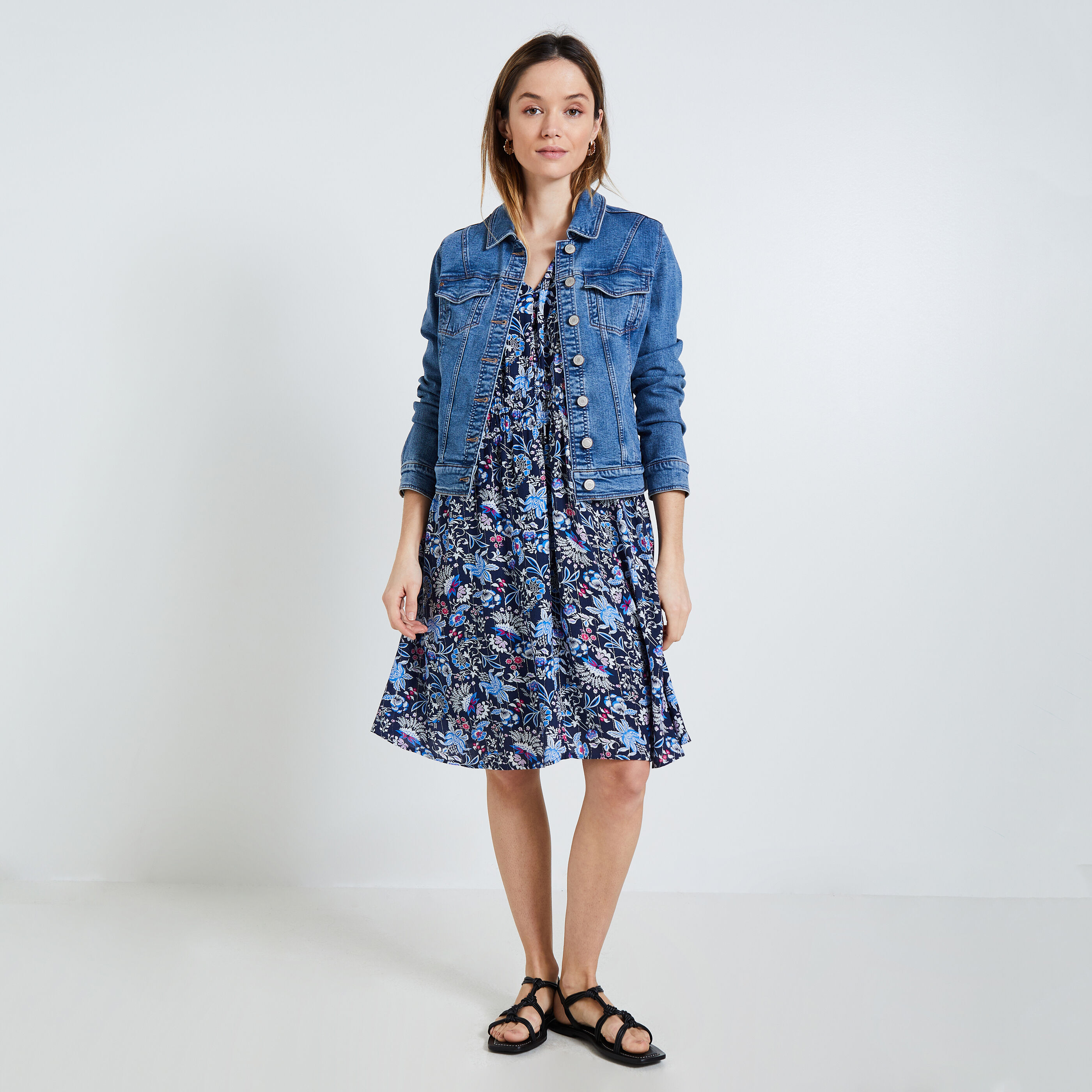 Robe imprim&eacute;e femme