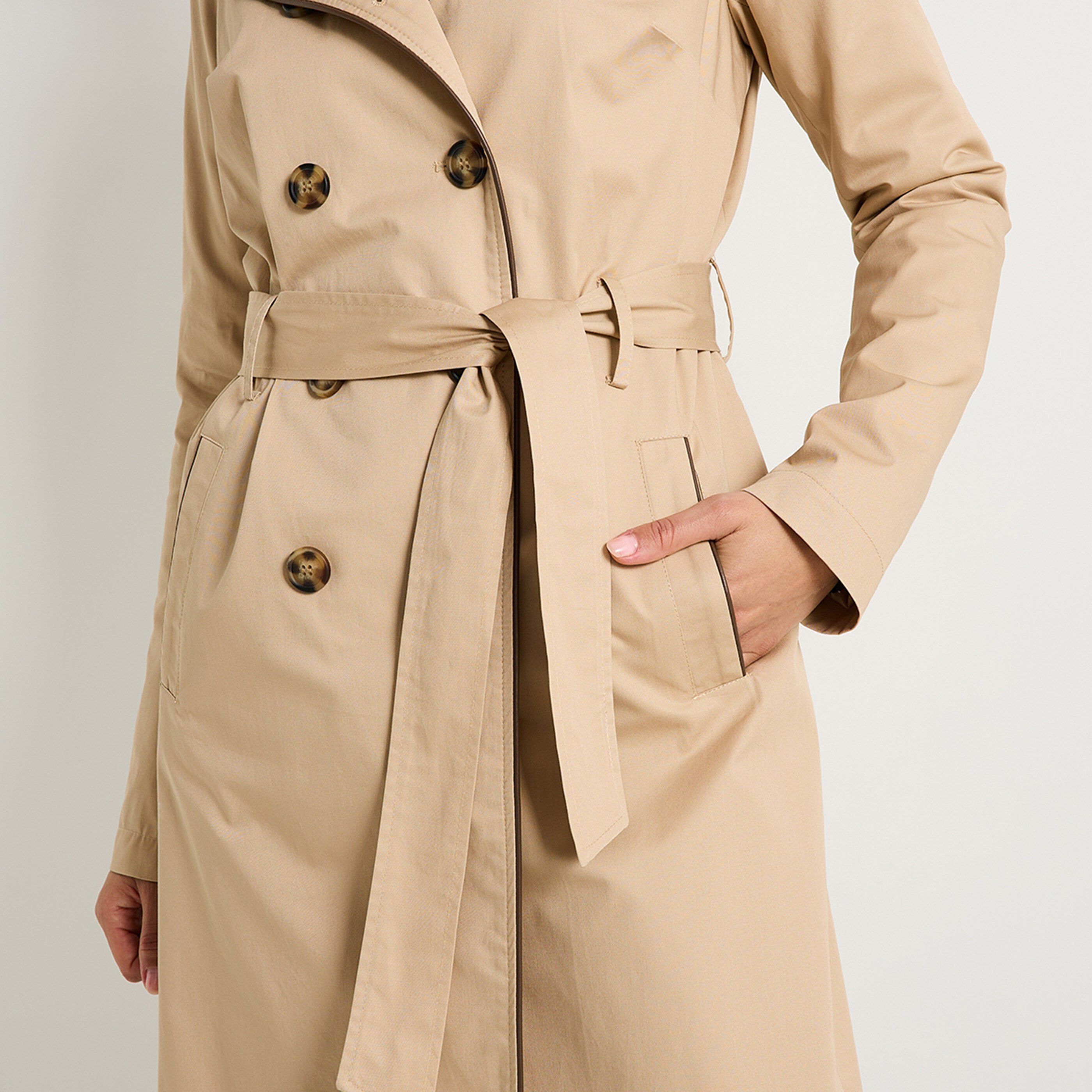 Trench long femme