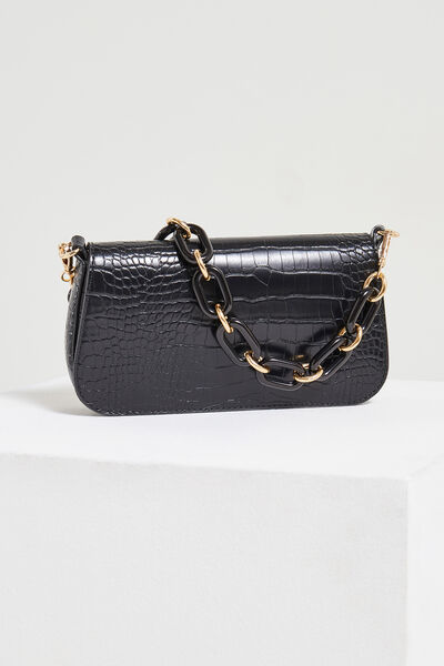 Sac habillé motif croco femme