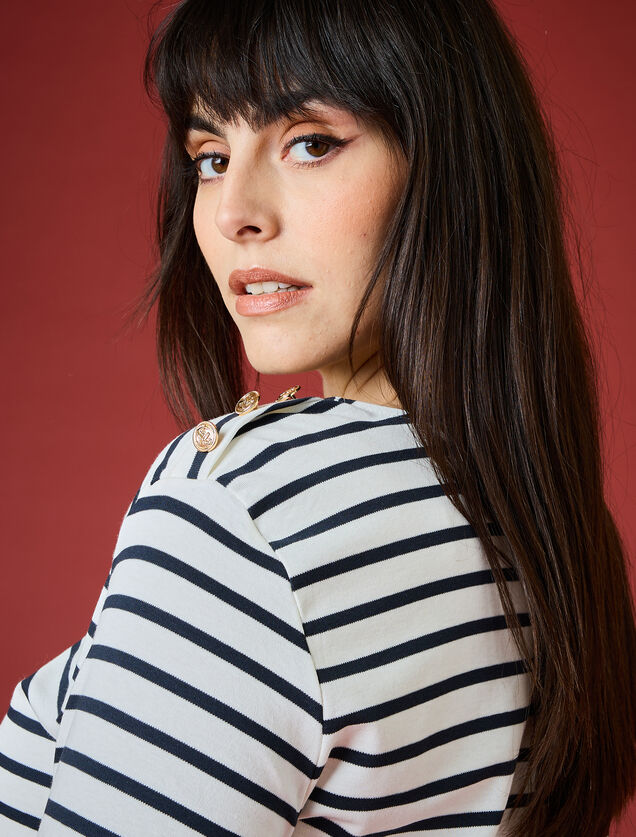 T-shirt marinière femme