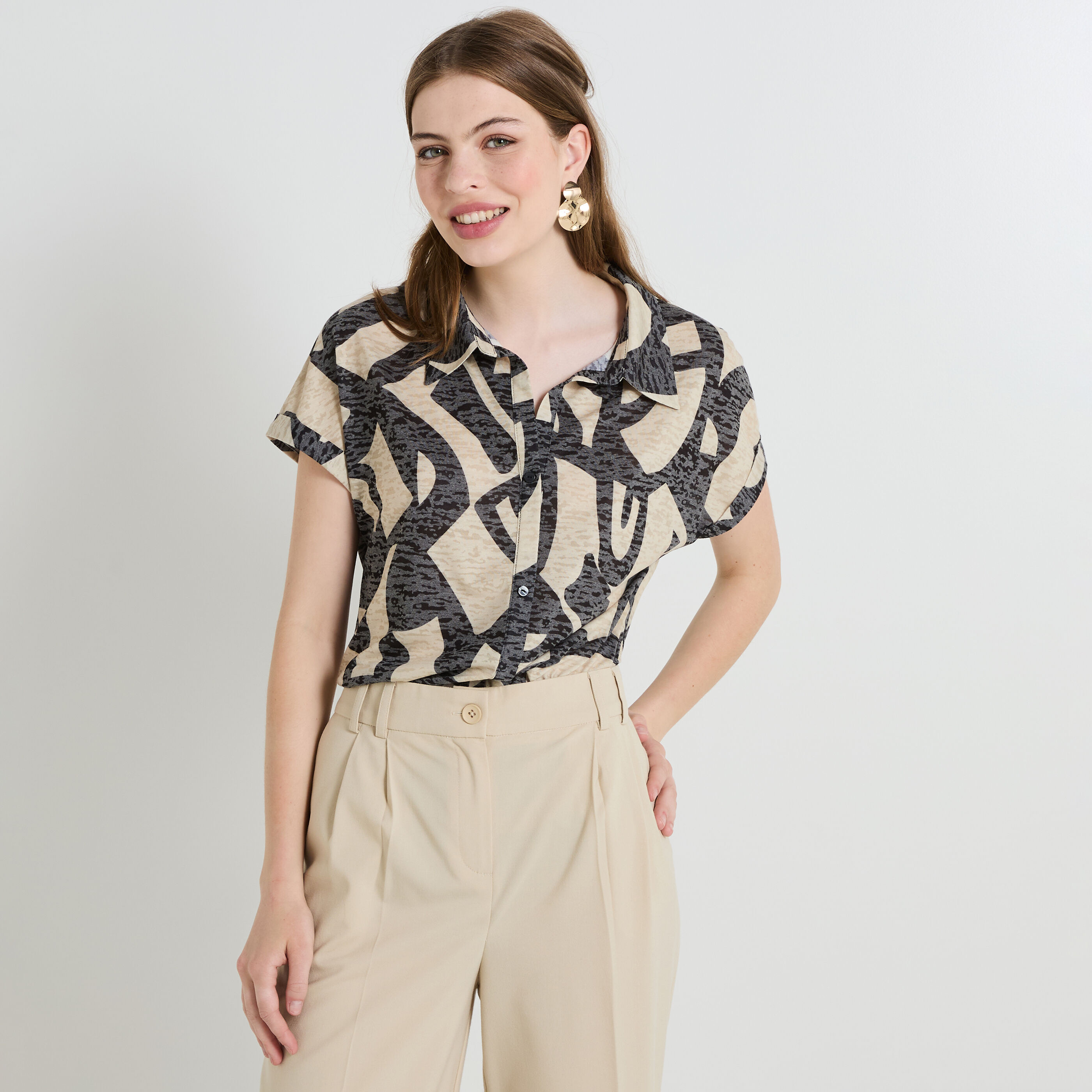 Tshirt imprim&eacute; femme