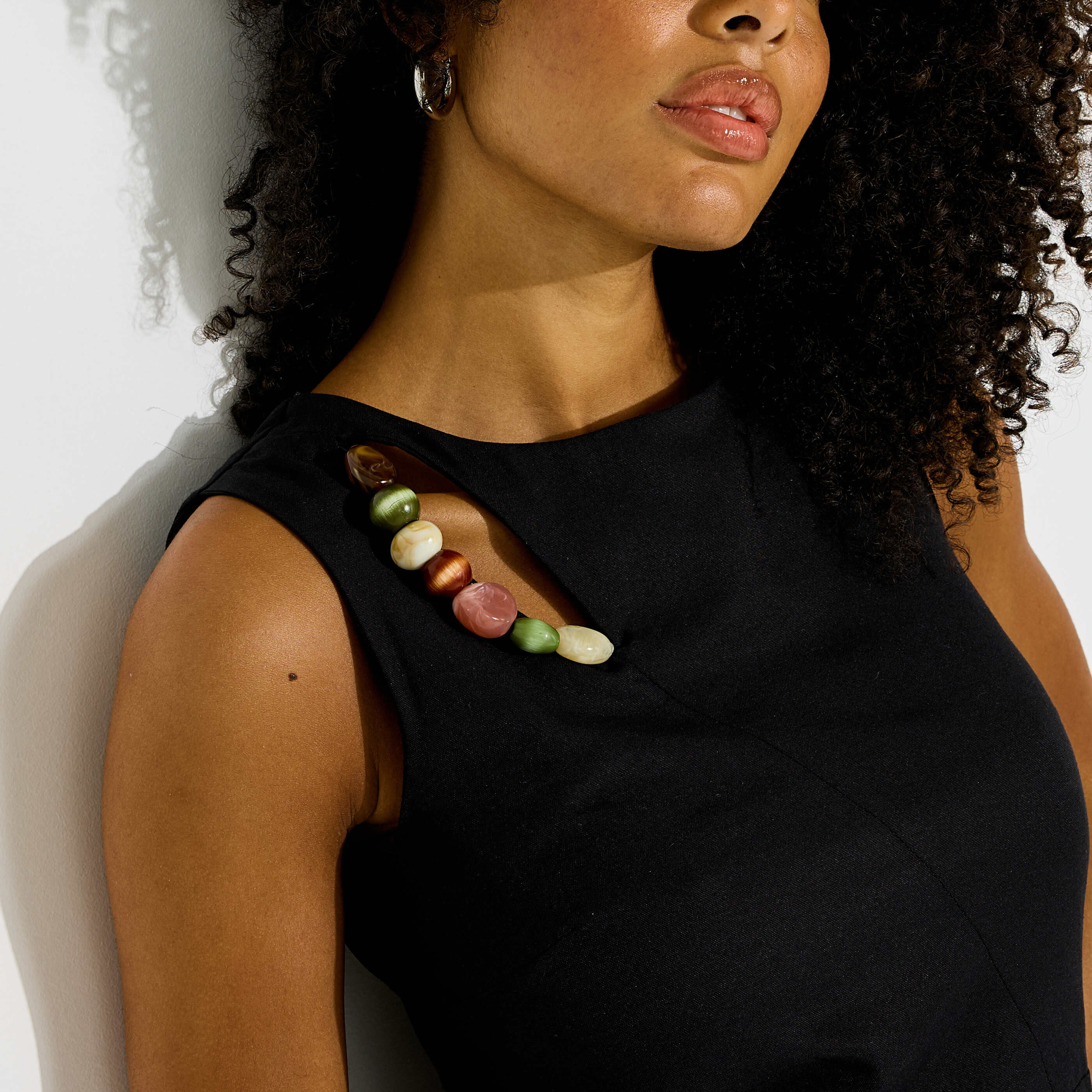 Robe longue sans manches 