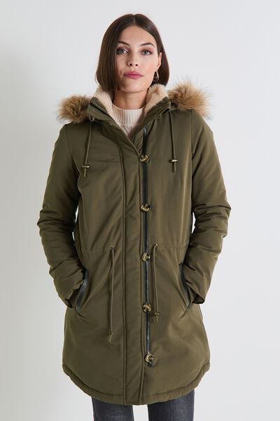Parka capuche femme