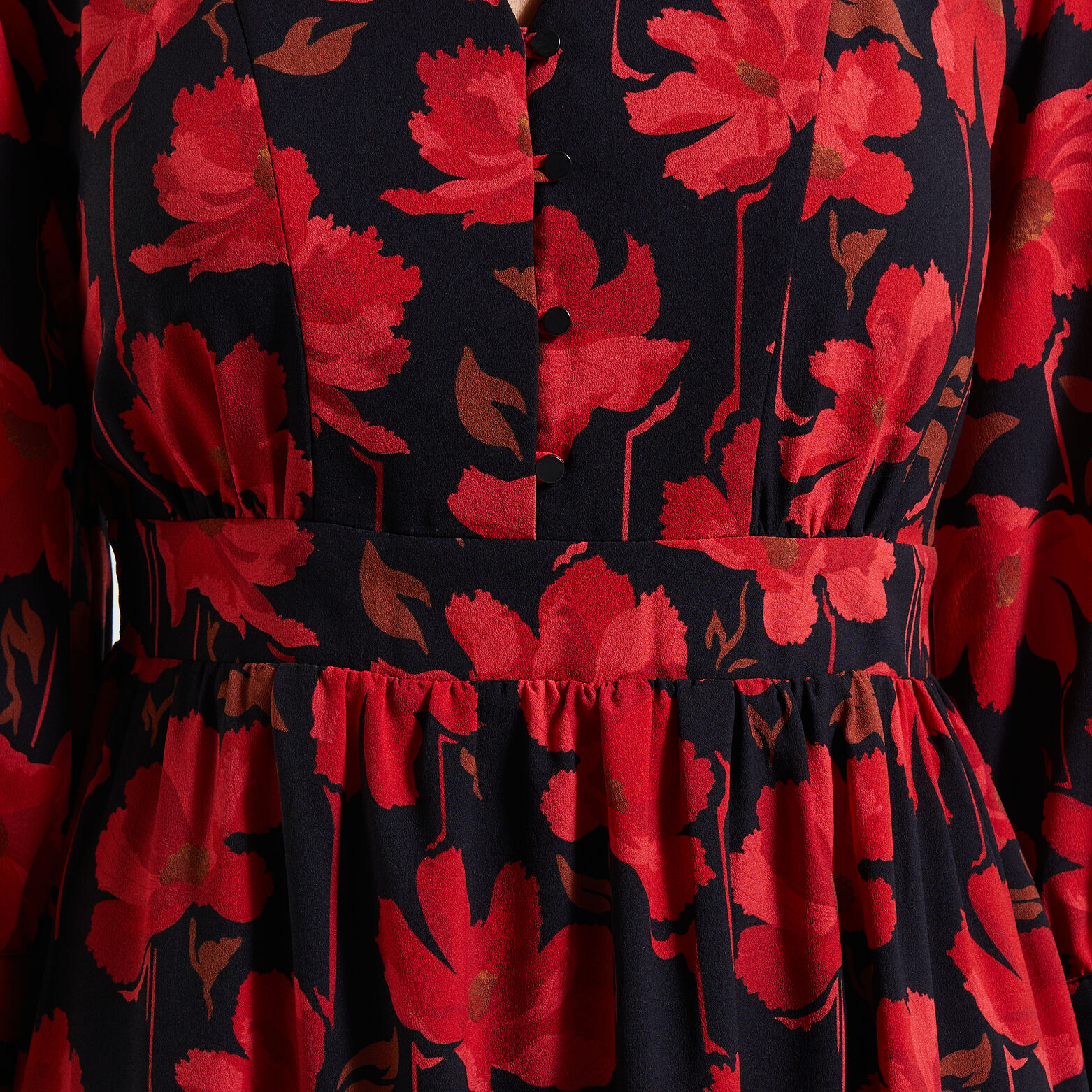 Robe mi-longue femme