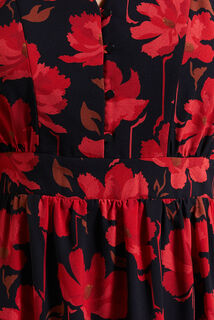 Robe mi-longue femme