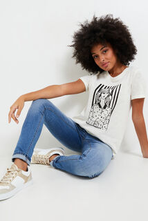 Tshirt print femme 