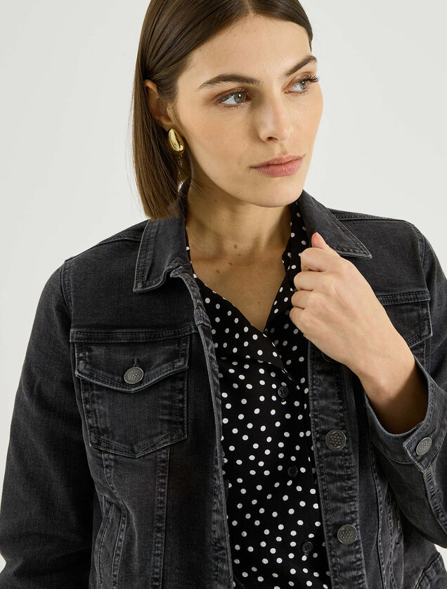 Veste en jean femme