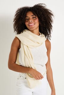 Étole longue unie brillante femme