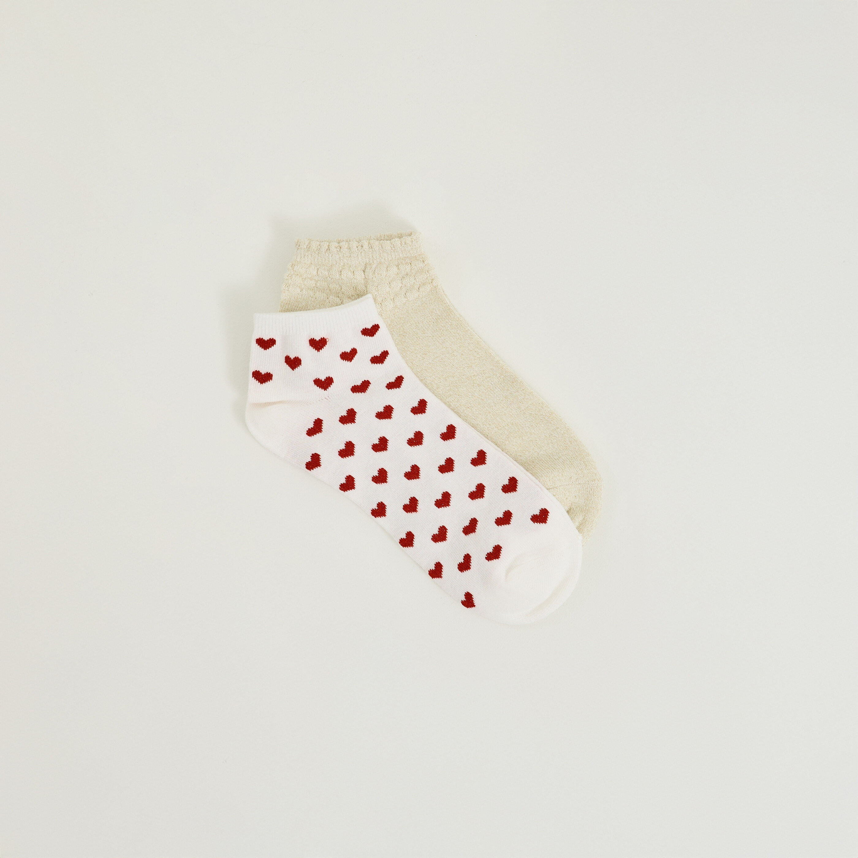 Lot 2 paires de socquettes femme