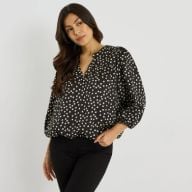 Blouse imprimé pois