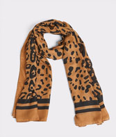 Foulard imprimé léopard