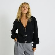 Gilet à boutons nœuds