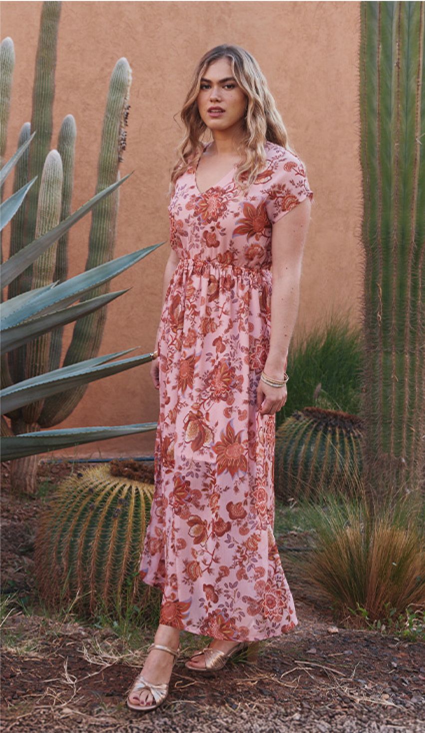 La robe imprimé fleuri Grain de Malice à 59,99€