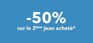 -50% sur mon 2ème jean