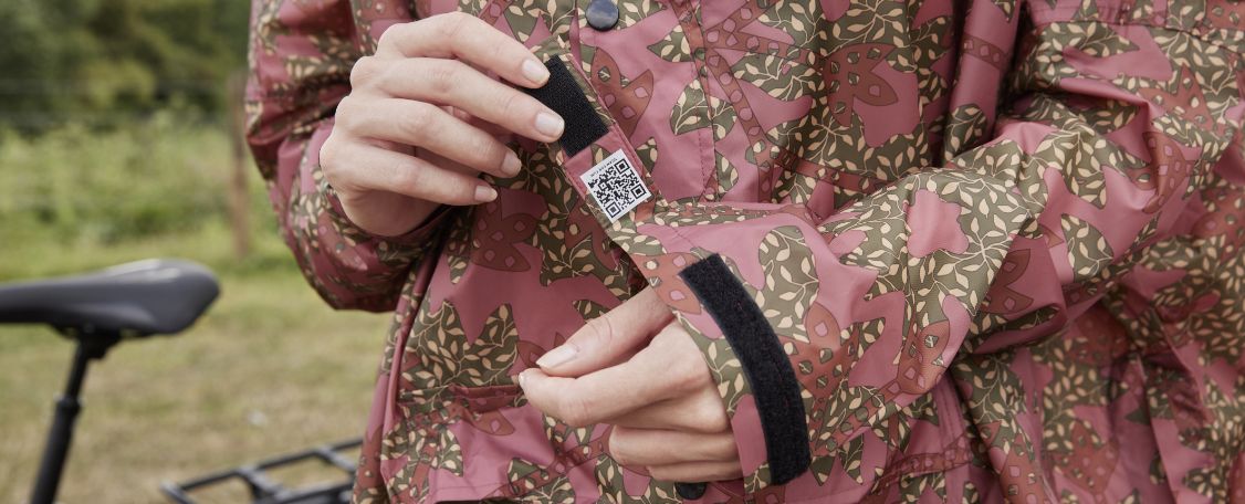 Le QR Code du poncho Rainkiss x Grain de Malice
