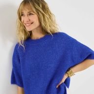 Pull manches courtes ample