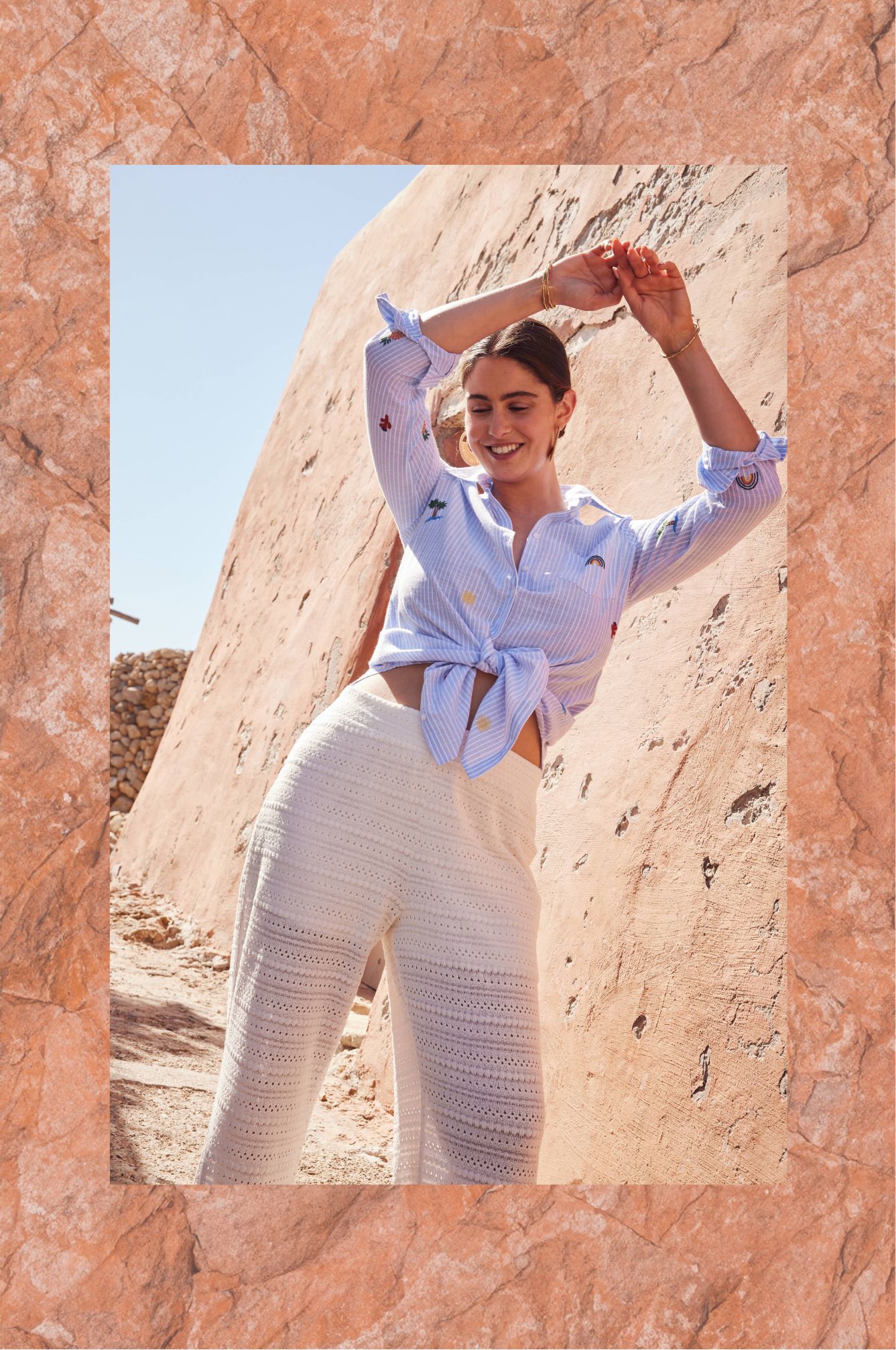 Mannequin portant un pantalon Grain de Malice