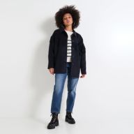 Manteau à franges