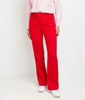 Pantalon flared rouge