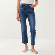 Jean bootcut raccourci TROPEZ