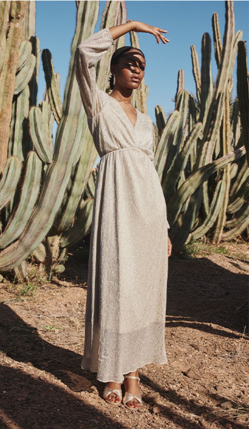 La robe longue habillée Grain de Malice à 59,99€